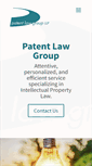 Mobile Screenshot of patentlawgroup.com